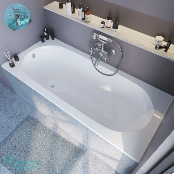 Ванна из искусственного камня Marmo Bagno Лючия 170 x 75 см, MB-L170-75 - фото 3
