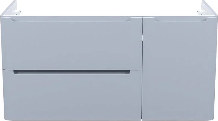 Тумба под раковину подвесная IDDIS Edifice 100 см светло-серая, подвесная, пристенная - фото 4