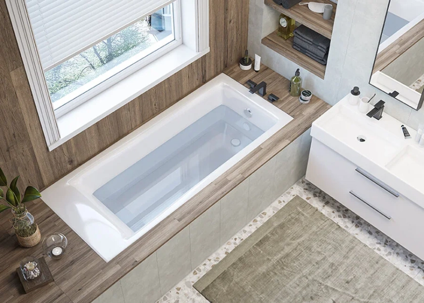 Ванна из литьевого мрамора Creto Venezia, 170 x 75 см, белая, 1-1117, белые - фото 8