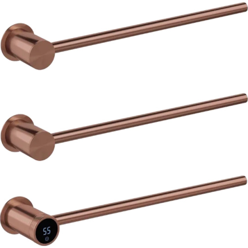 Полотенцесушитель электрический Boheme Stick 45x5 см базовый элемент, брашированная медь - фото 3
