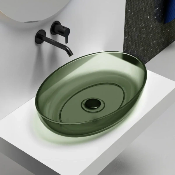 Раковина Abber Kristall AT2801 60 см накладная