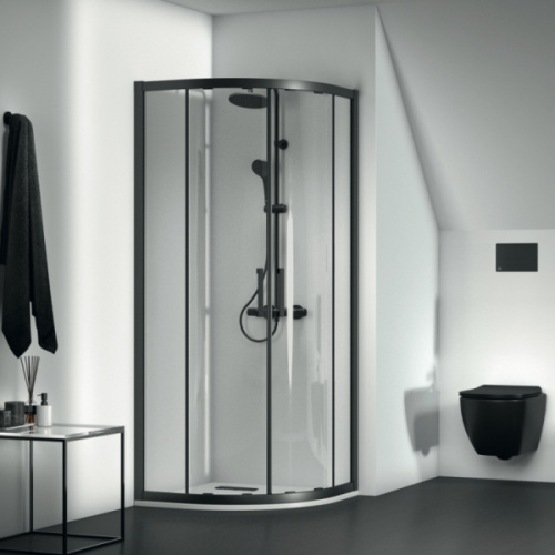 Душевой уголок Ideal Standard Connect 2 80х80 см алюминиевый профиль, раздвижные - фото 7