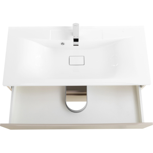 Тумба под раковину подвесная BelBagno Marino 100 см crema opaco, 100 см - фото 6
