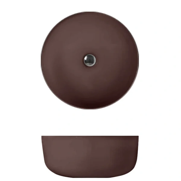 Раковина Kerasan Nolita 40 см Borgogna Matt - фото 2