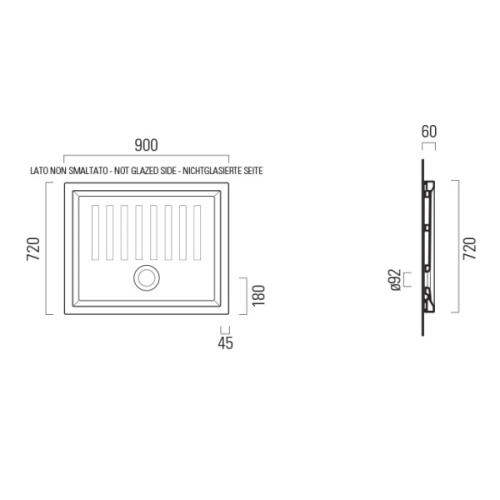 Душевой поддон GSI H6 3597 - фото 3