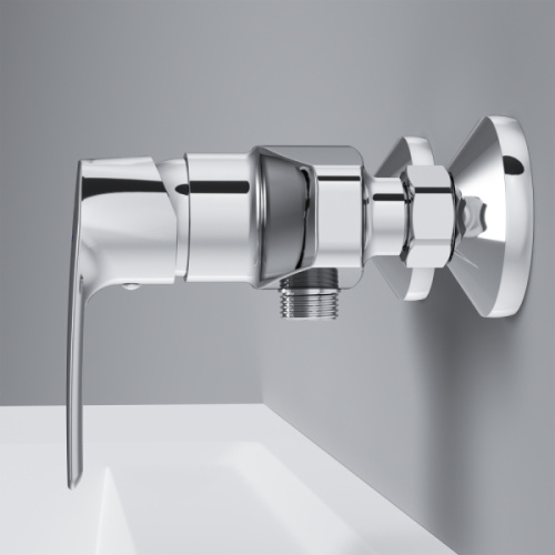 Смеситель для душа Am.Pm Gem хром, из латуни, недорогие, округлая форма - фото 5