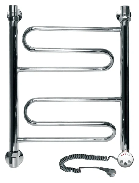 Полотенцесушитель электрический Ника Curve 50х40 см правый - фото 1