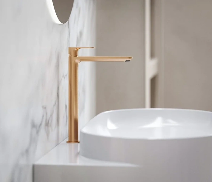 Смеситель для раковины Ravak Eleganta розовое золото, золото - фото 4