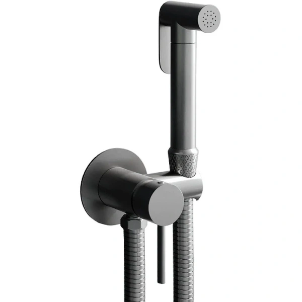Гигиенический душ со смесителем RGW Shower Panels SP-211Gr серый - фото 1
