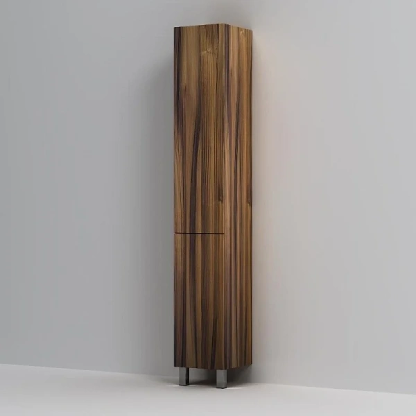 Шкаф-пенал напольный Am.Pm Gem 30 см правый орех, пристенные, высокие - фото 6