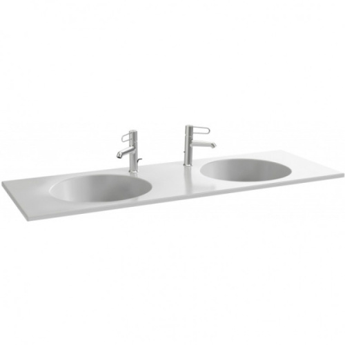 Раковина Jacob Delafon Odeon Rive Gauche EB2566-DE 141 см стеклянная - фото 2