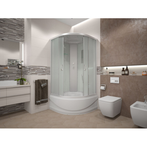 Душевая кабина Erlit Comfort ER3509TP-C 90х90 см с сиденьем - фото 4