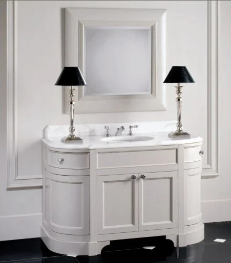 Тумба с мраморной столешницей, цвет полуглянцевый Dark Grey, мрамор Nero Marquinha, Devon&Devon Season index_1 - фото 3