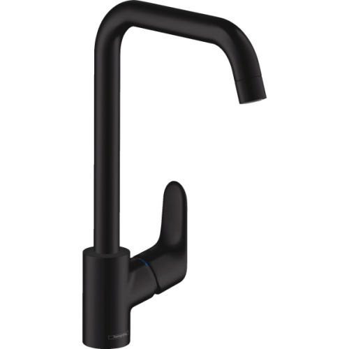 Смеситель для кухни Hansgrohe Focus однорычажный, черный матовый - фото 3