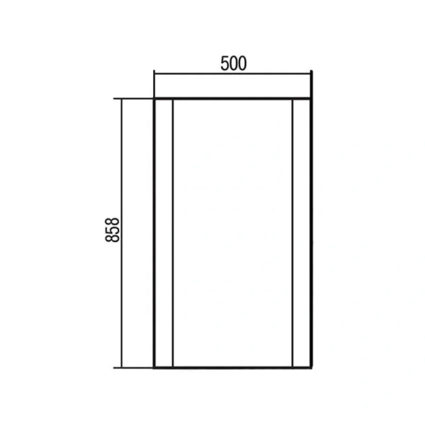 Зеркало Акватон Ария 50 см в белой раме, в наличии - фото 2