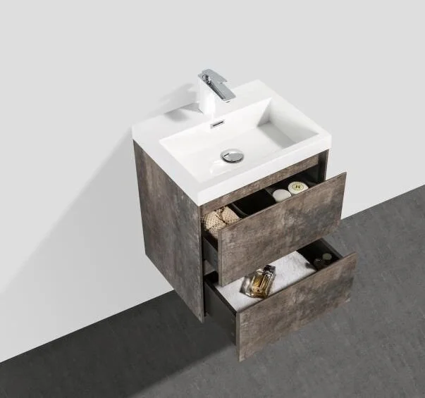 Тумба под раковину подвесная BelBagno Pietra Mini 50 см stone - фото 4