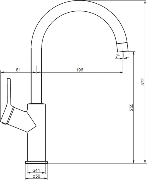 Смеситель для кухни Damixa Eclipse черный, однорычажные, двухрычажные - фото 8