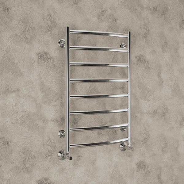 Полотенцесушитель водяной Terminus Атланта+ П8 500х800 нижнее подключение, хром - фото 3