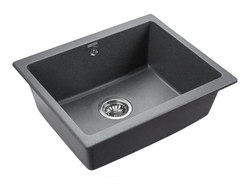 Мойка для кухни Paulmark Gera 55 см графит, кварц - фото 3