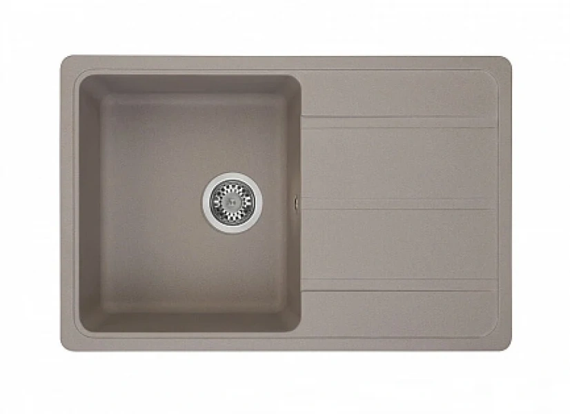 Мойка для кухни, цвет серый шелк, Аманда Акватон - фото 1