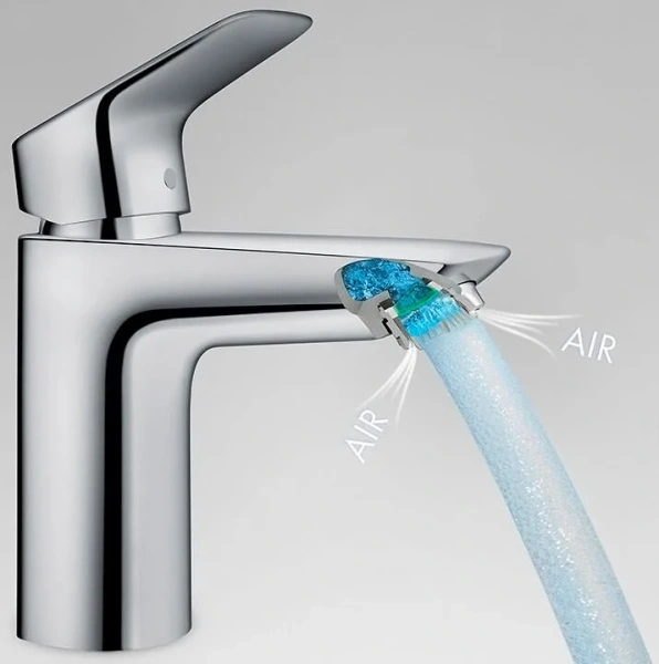 Смеситель для раковины Hansgrohe Logis с донным клапаном Push-Open, недорогие, с донным клапаном - фото 5