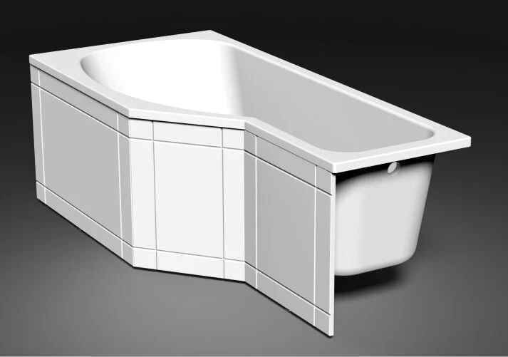 Ванна из искусственного камня Belux Вена ВВ-1600, 4810924211675, 160 x 75 см, белый, белые - фото 8