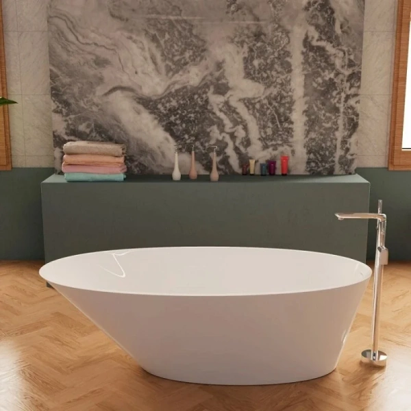 Ванна акриловая Frank F6116, 12522, 180 х 85 см, цвет белый - фото 3