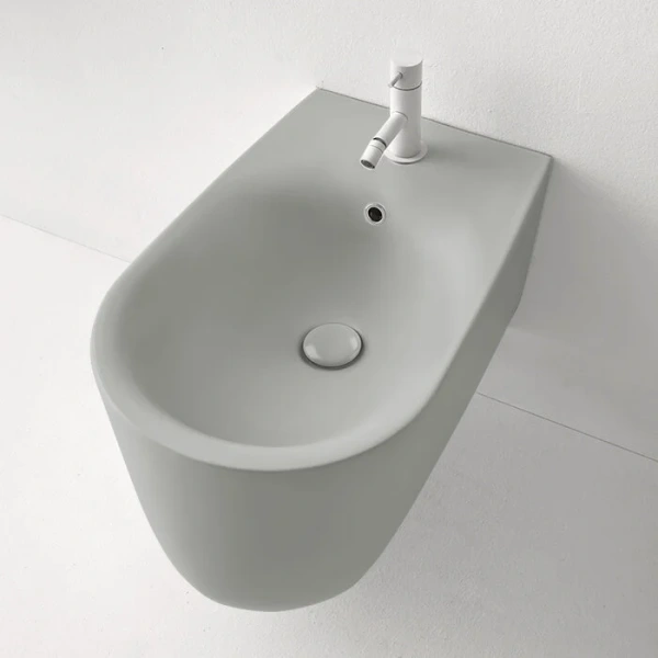 Биде подвесное Kerasan Nolita grigio matt - фото 1