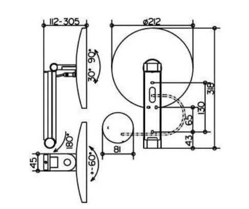 Зеркало для ванной Keuco iLook_move 17612 019002 с подсветкой - фото 3