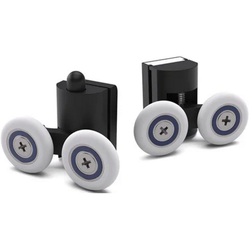 Душевая шторка на ванную профиль черный матовый стекло сатин Vegas-glass, недорогие - фото 3