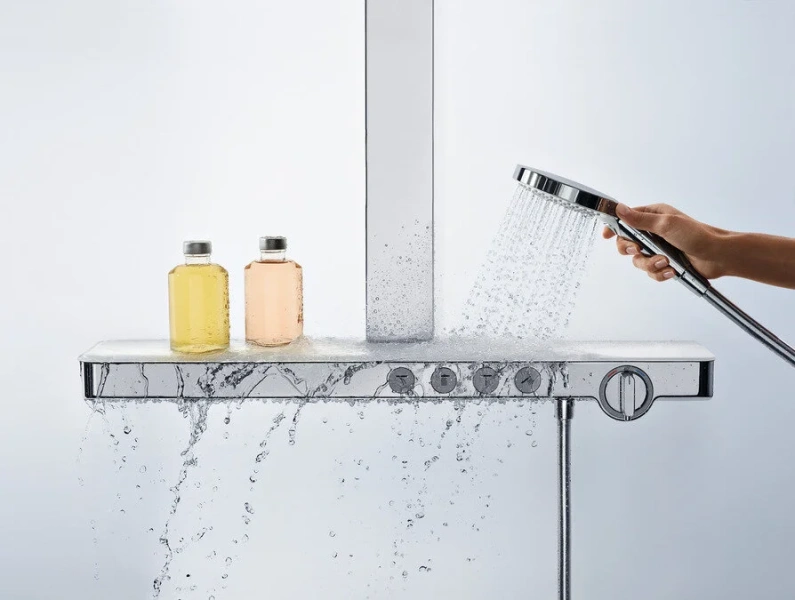 Душевая стойка Hansgrohe Rainmaker Select с термостатом - фото 4