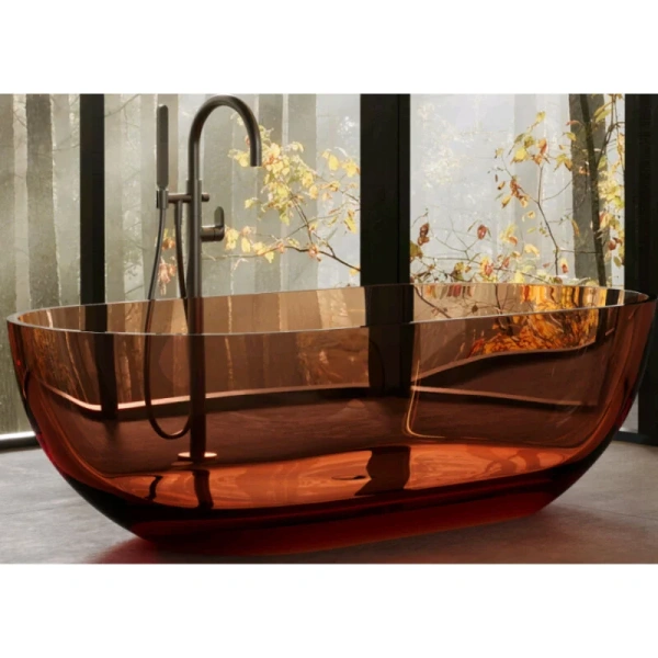 Ванна DEA Design Shadow DD8619 1780 R9, 178 х 88 см, полиэфирная смола, цвет brown copper (коричневая медь) - фото 1