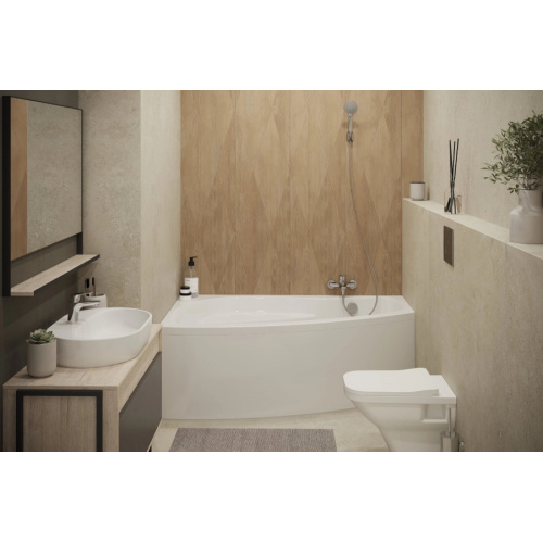 Ванна акриловая Santek Майорка 150х90 левосторонняя - фото 4