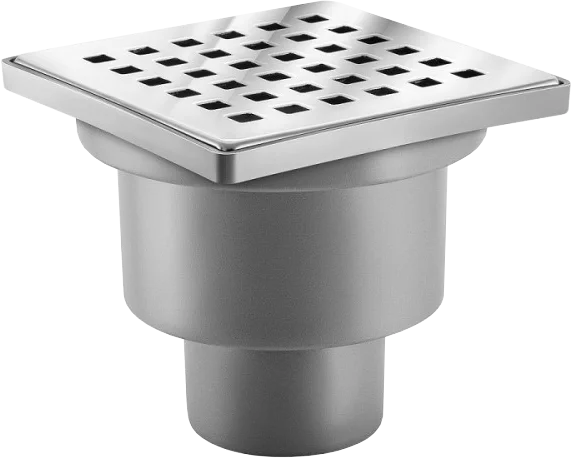 Душевой трап BERGES Trend 10 см хром - фото 1