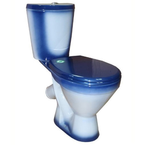 Унитаз компакт Rosa Элегант синий - фото 3