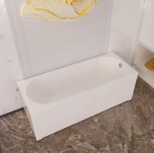 Акриловая ванна Радомир Виктория 2-78-0-0-1-250Р, 150 x 70 см, фронтальный экран, каркас разборный в комплекте, белая - фото 3