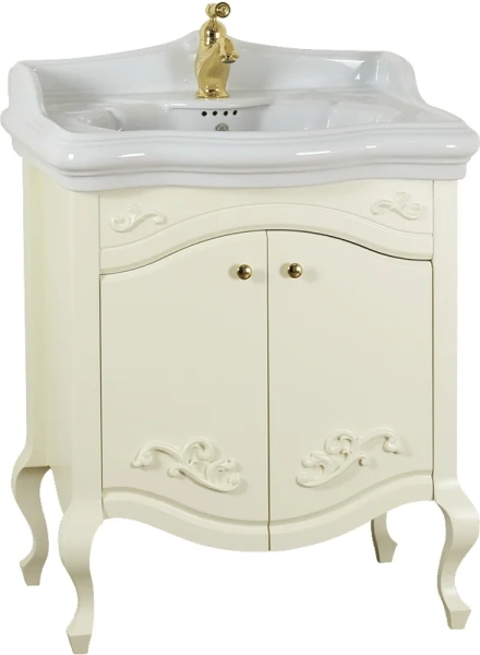 Тумба под раковину напольная Migliore Impero 67 см Avorio, классика, ретро, в стиле прованс - фото 3