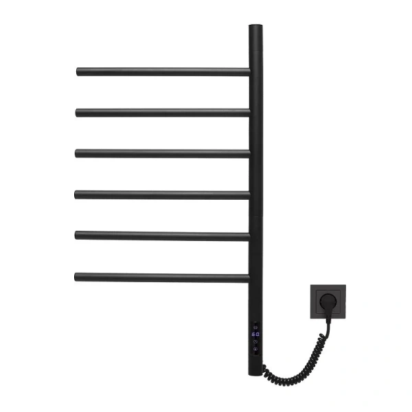 Полотенцесушитель электрический Vincea 43х80 см черный - фото 1