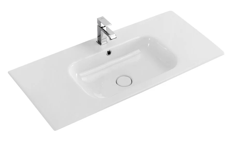 Тумба под раковину подвесная Cezares Duet 100 см bianco opaco