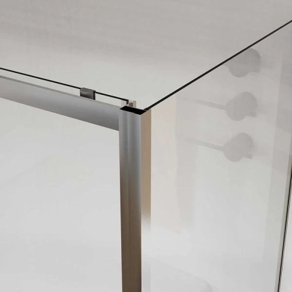 Душевой уголок Vincea City 110х90 см хром стекло прозрачное, стеклянные, угловые, без поддона - фото 5