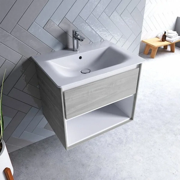 Тумба с раковиной подвесная Ideal Standard Connect Air E0826 60 см с 1-м ящиком - фото 4