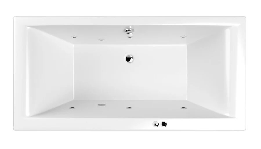 Ванна гидромассажная Whitecross Savia Duo Soft, 170 х 80 см, увеличенная толщина акрила, усиленная армировка, белый/хром, 0103.170080.100.SOFT.CR - фото 1