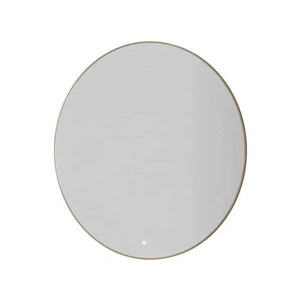 Зеркало с подсветкой Boheme 100 см золото матовое - фото 1