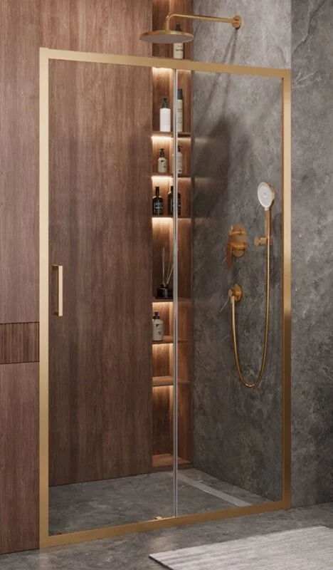 Душевая дверь в нишу Cezares Molveno 120 см с прозрачным стеклом - фото 4