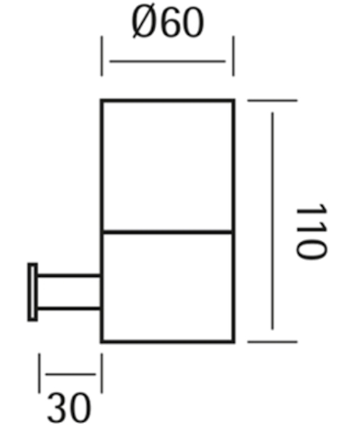 Стакан для ванной Cisal Xion матовое стекло - фото 2
