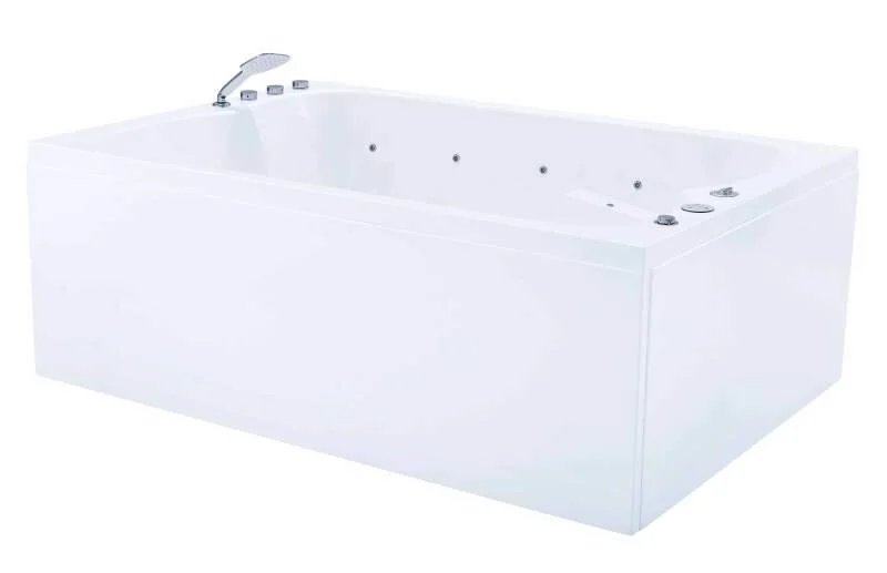 Ванна гидромассажная SSWW A1905 CGSP, 180 x 120 см, с подсветкой, белая - фото 1