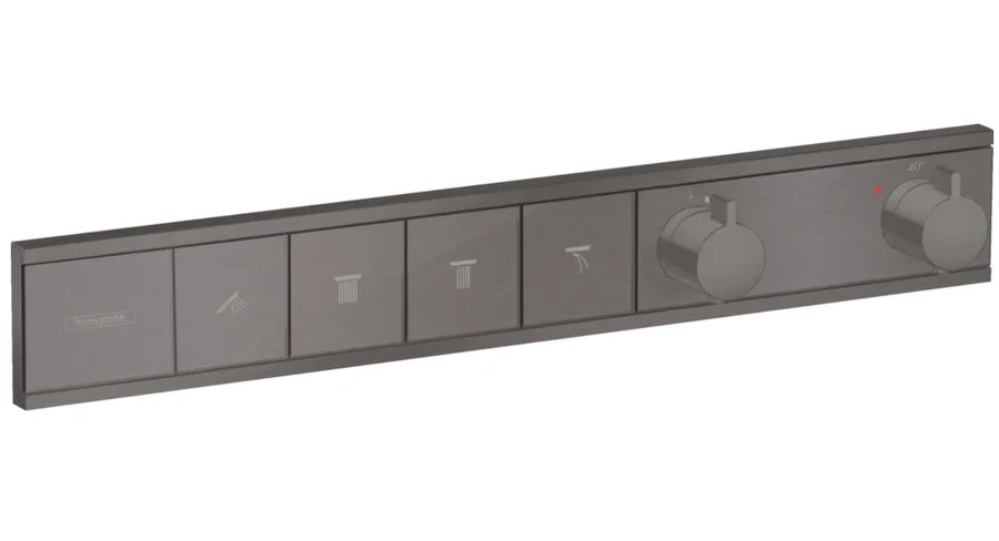 Смеситель для душа Hansgrohe RainSelect шлифованный черный хром - фото 1