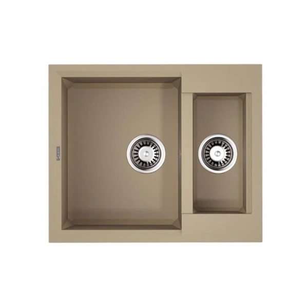 Мойка для кухни Omoikiri Sakaime 60-2-CH 60 см шампань - фото 1