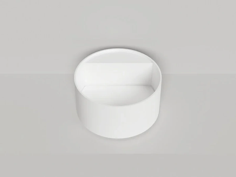 Раковина Salini Armonia Round Top 02 45 см белая матовая, из камня - фото 7