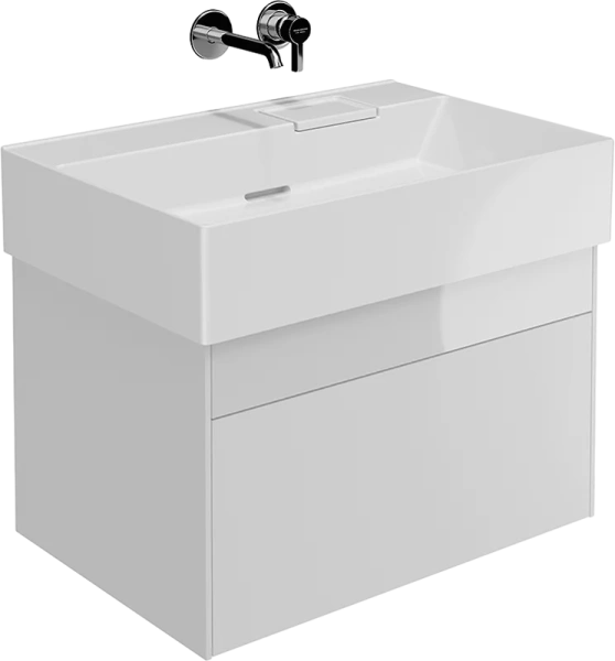 Тумба под раковину подвесная Kerama Marazzi Logica 70 см белая - фото 4